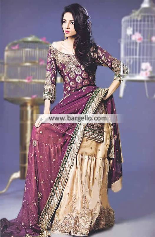 Outstanding Bridal Gharara Dresses with Pakistani Designer Gharara Dresses Lilburn Atlanta GA USA