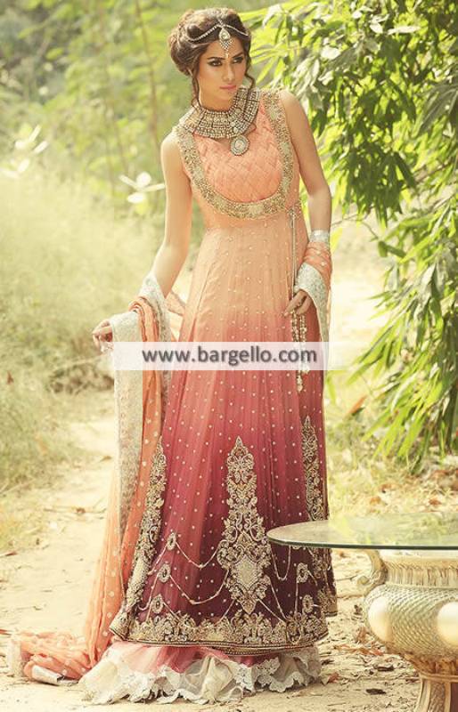 Luxurious Anarkali Bridal Dresses Syracuse New York NY US for Wedding and Special Occasions