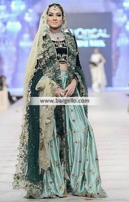 Attractive Bridal Gharara Bell Bar UK Special Occasions Dresses Engagement Dresses