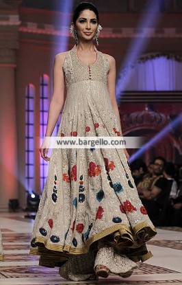 Pakistani Anarkali Dresses Sydney Australia Umar Sayeed Bridal Anarkali Dresses TBCW 2014