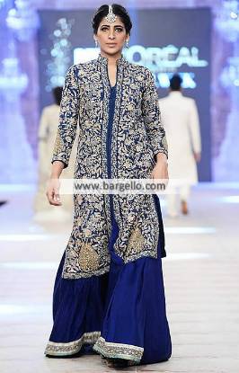 Nida Azwer Ghalib Collection Fabulous Wedding Sharara Dresses Skedsmo Norway Pakistani Sharara