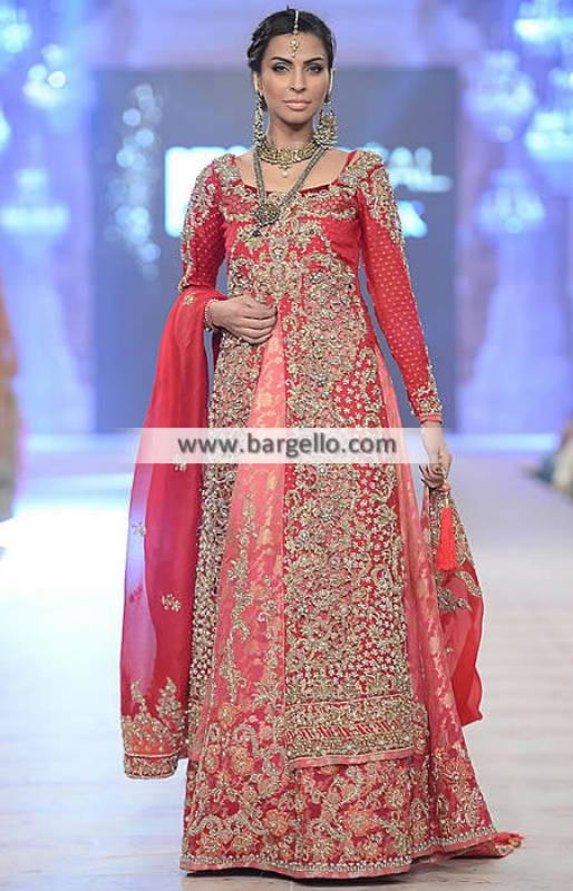 Pakistani Bridal Dress Luxurious Bridal Dress Pink Wedding Lehenga Dress