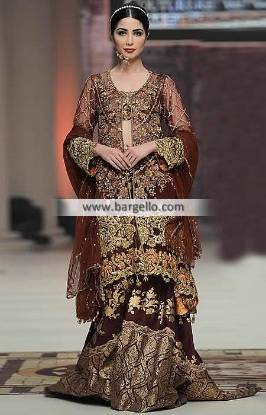 Saira Rizwan Bridal Lehenga Collection Alluring Lehenga Wedding Lehenga TBCW 2014