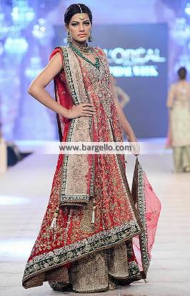 Nickie Nina Bridal Lehenga Collection Pakistani Lehenga Dresses Bride Dress PFDC 2014