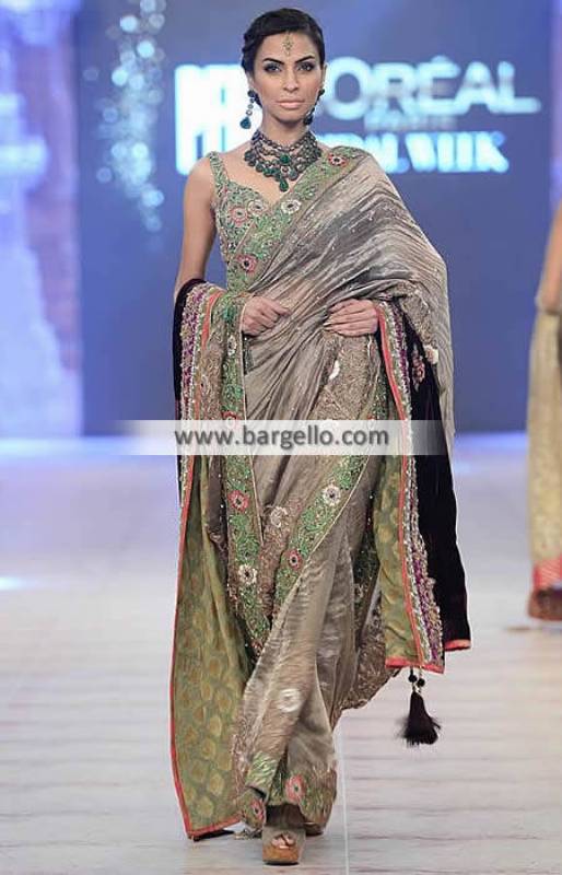 Latest bridal deals saree 2019