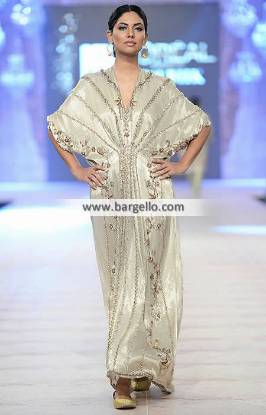 Kaftan Outfit for Party and Evening Jeddah Saudi Arabia Misha Lakhani Embellished Kaftan Outfits