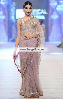 Indian Saree Pakistani Saree Chiffon Sarees Special Occasion Misha Lakhani PFDC 2014