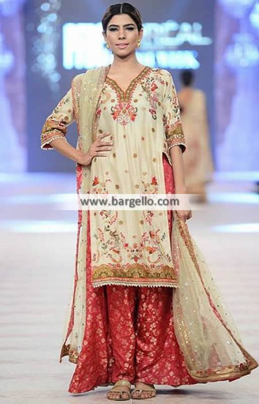 Pakistani Sharara Dresses Wedding Event Misha Lakhani Sharara Collection PFDC 2014