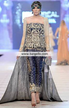 Pakistani Party Dress Wedding Occasion Dress Mahgul Collection PFDC 2014