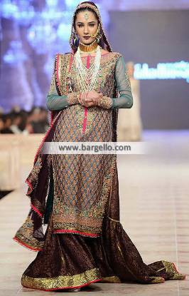 Awesome Bridal Dress Bridal Gharara Fahad Hussayn Bridal Collection PBCW