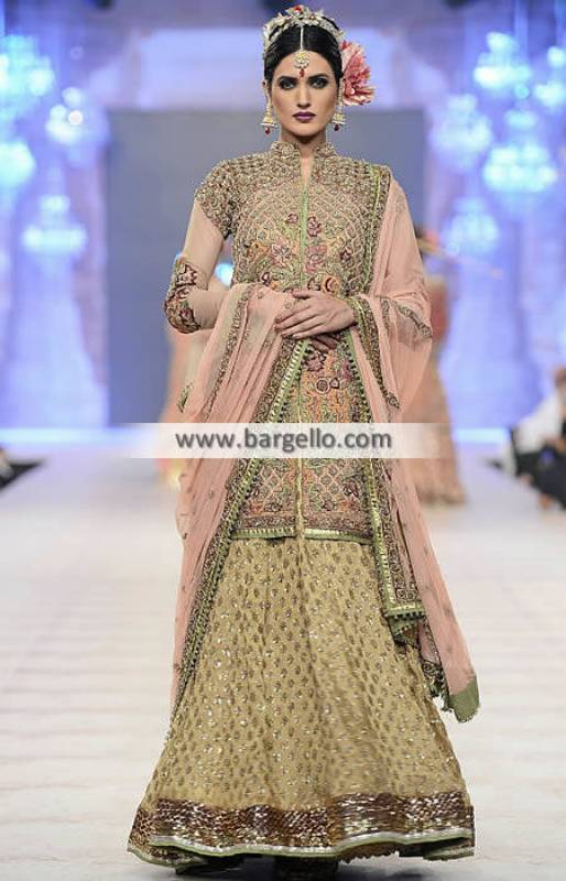 Pakistani Indian Bridal Lehenga Fahad Hussayn Bridal Collection PBCW 2014
