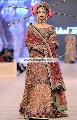 Fahad Hussayn Bridal Dresses Bridal Lehenga Collection PFDC 2014 Shadi and Valima