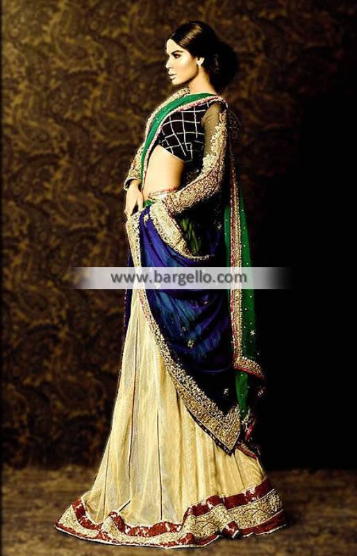 Mehdi Bridal Wear Collection Pakistan Floor Length Lehenga Bridal Collection