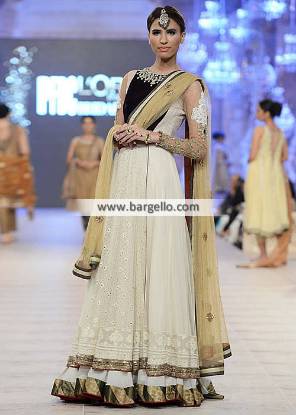 Long Anarkali Dress for Wedding Functions Asifa Nabeel Wedding Dresses Pakistan