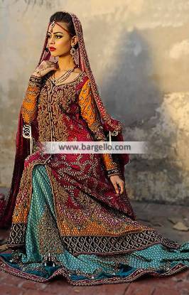 Maria B. Bridal Lehenga Bridal Dresses Richmond Virginia USA Pakistani Bridal Lehenga