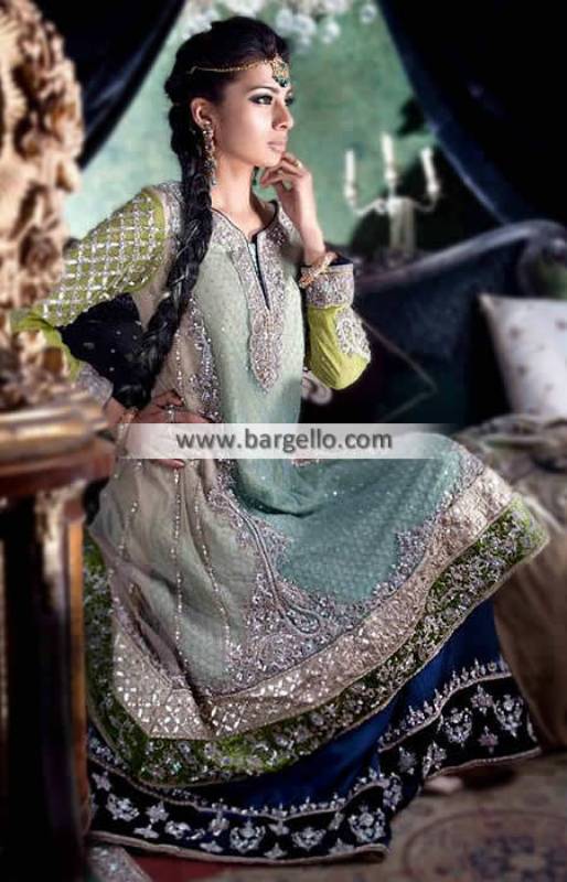Bridal Anarkali Style Dresses Designer Walima Dresses Reception Dress Pakistan