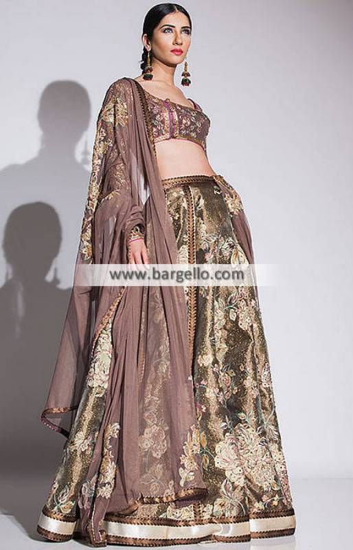 Fahad Hussayn Wedding Lehenga Collection UK USA Canada Australia Saudi Arabia