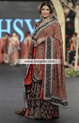 HSY Wedding Dresses Collection HSY Sharara for Wedding UK USA Canada Australia Saudi Arabia