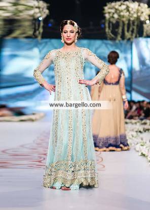 Stunning Pakistani Party Dresses by Asifa & Nabeel Pishwas Anarkalis Collection PBCW 2014