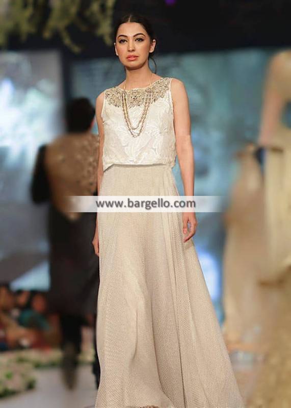 Asifa & Nabeel Blouson Maxi Dresses Collection Miami Florida PBCW 2014 Party Dresses