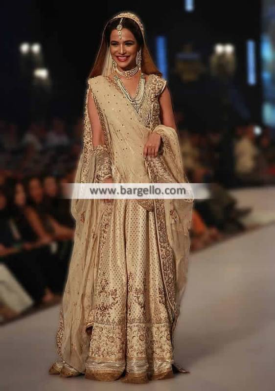 Pakistani Bridal Anarkali Suits Oslo Norway Bridal Dresses Zaheer Abbas PBCW 2014