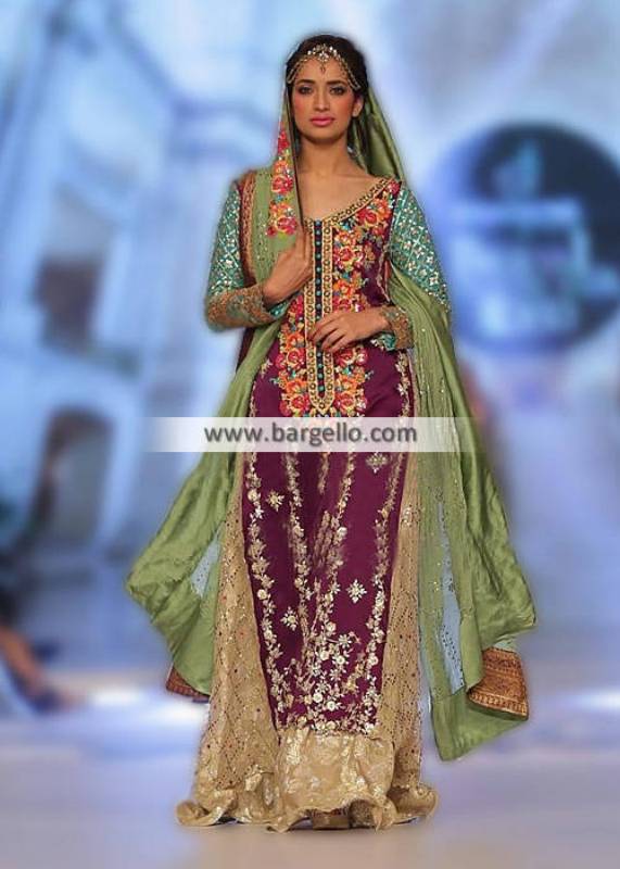 Tena Durrani Bridal Collection Leicester London UK Bridal Shara PBCW 2014 Pakistani Designer