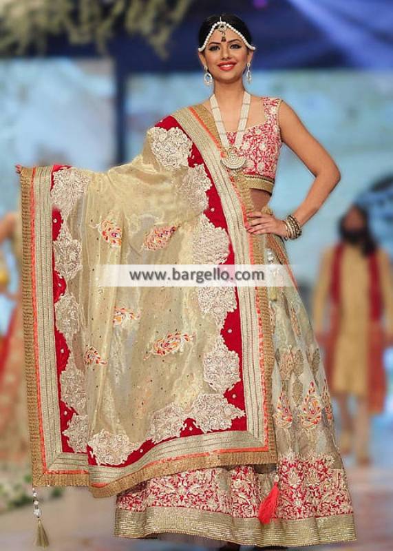 Deepak Perwani Latest Bridal Lehenga Collection Irving Texas USA Deepak Perwani Bridals Collection