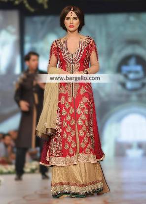 Pakistani Bridal Lehenga Austin Texas USA Asifa and Nabeel Bridal Lehenga Collection