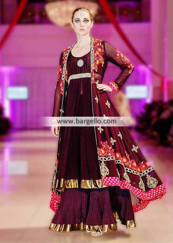 Elan Party Wear Collection London UK Latest Party Wear Dresses at IBFJW London 2013