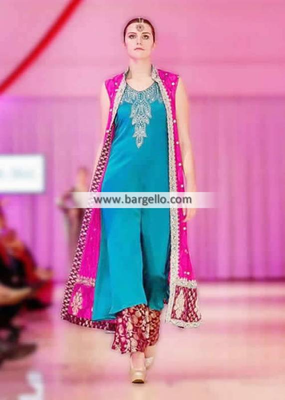Ankle Length Designer Party Dresses Sana Abbas Paris France Party Wears IBFJW 2013 UK