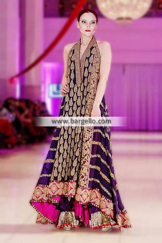 Umar Sayyed Silhouette Gown Collection Ilford London UK Pakistan Evening Party Wear IBFJW 2013