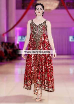 Pakistani Indian Anarkali Pishwas Collection Oldham London UK Evening Party Wear Pishwas IBFJW 2013