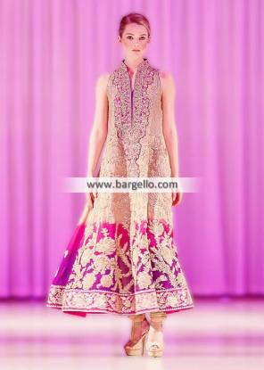 Umar Sayeed Anarkali Frocks Collection Tyne and Wear London UK Wedding Party Wear IBFJW 2014