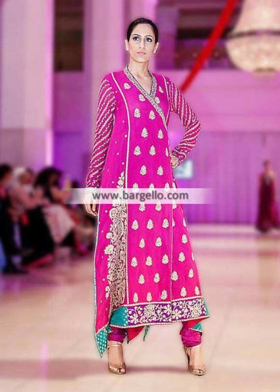 Gorgeous Umar Sayeed Angrakha Dresses Suits Newcastle London UK