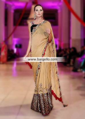 Charisma Gorgeous Designer Saree for Formal Party Special Occasions London UK IBFJW 2013
