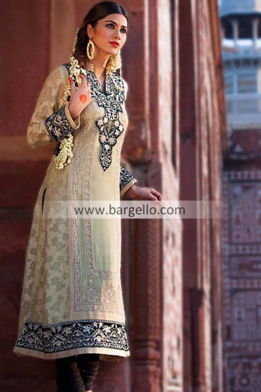 Embellished Chiffon Dresses For Shadi Season 2013 For Women by Threads and Motifs