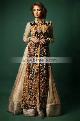 Latest Designer Dresses Collection with Rich Embroidery by Threads and Motifs 2013 2014