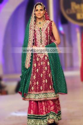 Evening Party Outfits with Sharara by Designer Sana Abbas at Pantene Bridal Couture Week 2013