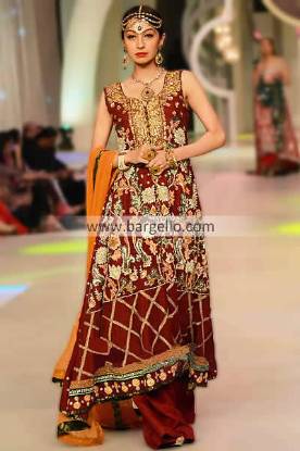 Pakistani Designer Mona Imran Party Dresses 2013 For Wedding Reception at Bridal Couture Week 2013