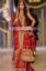 Red Bridal Shararas For Weddings by Pakistani Designer Mifrah Gul at Bridal Couture Week Leeds UK
