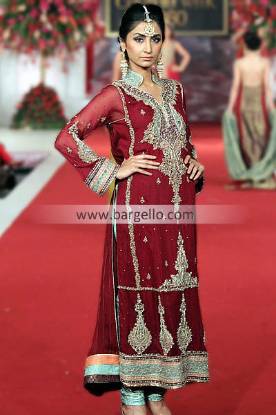 Pakistani Designer Mehdi Cloths Online For Evening Parties and Weddings Sunnyvale California