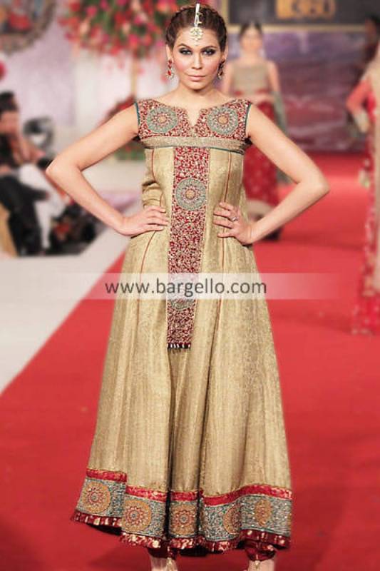 Latest Designer Dresses Pakistan by Mehdi at Pantene Bridal Couture Week Houston Texas USA