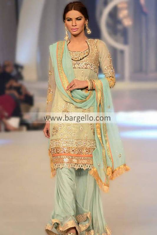 Designer Sharara Outfits Asifa Nabeel Sharara Suits Pakistani Wedding Dresses