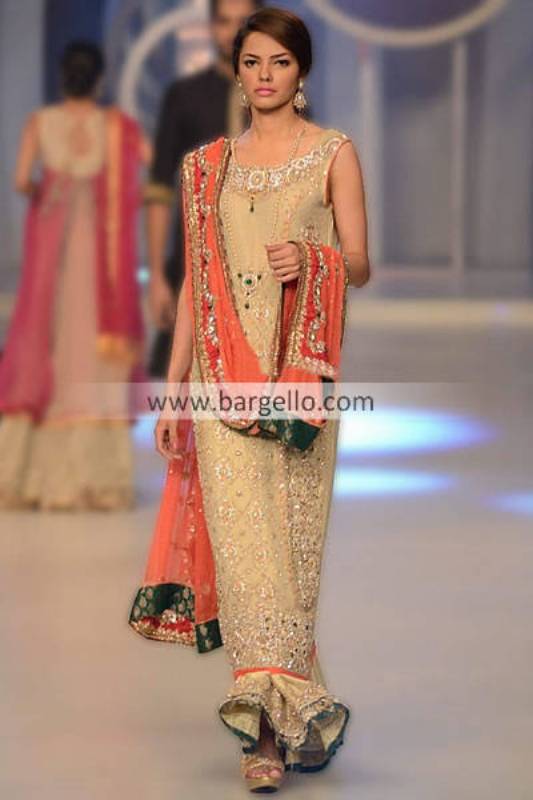 Asifa Nabeel Latest Party Evening Formal Wear at Bridal Couture Week 2013 Farmington Hills MI