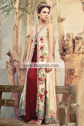 Latest Party Embroidered Outfits 2013 Tena Durrani Edison NJ, Pakistani Embroidered Suits Edison NJ