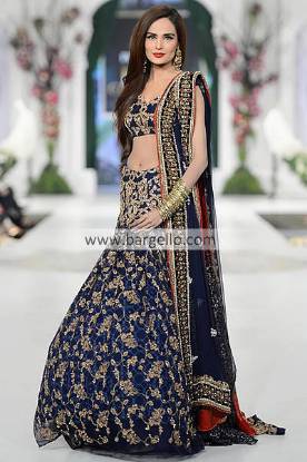 Ammar Shahid Bridal Lehenga Collection at Pantene Bridal Couture Week Butetown Cardiff UK