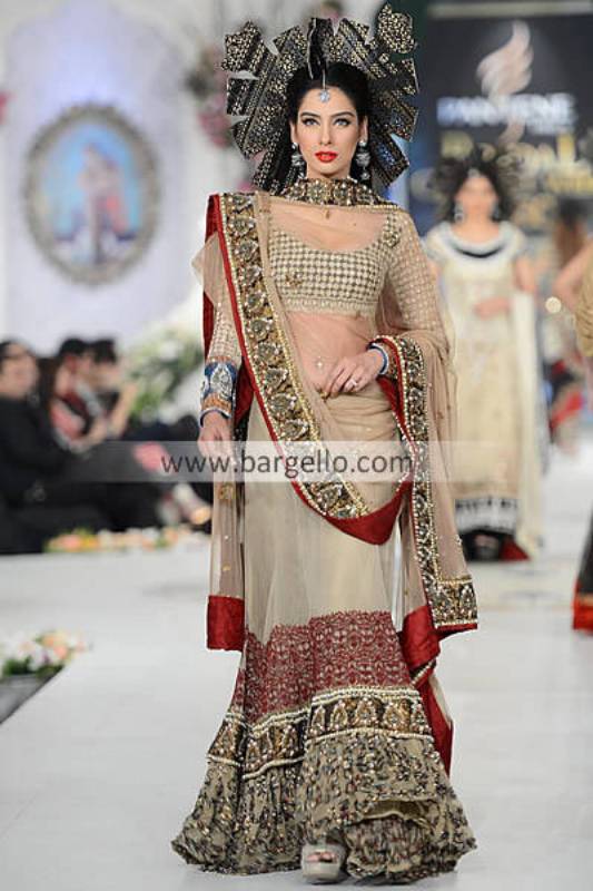 Ammar Shahid Bridal Lehenga Collection at Pantene Bridal Couture Week Naperville Illinois