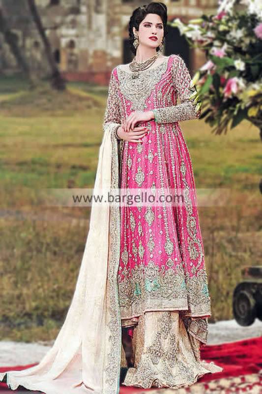 Latest Bridal Wears 2013 by Rana Noman Dewsbury UK, Asian Brial Sharara Suits 2013 by Rana Noman