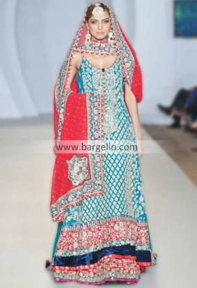 UK Designers AMTY Latest Evening Party Wear 2013 in Chiffon with Lavishing Embroidery Leeds City UK