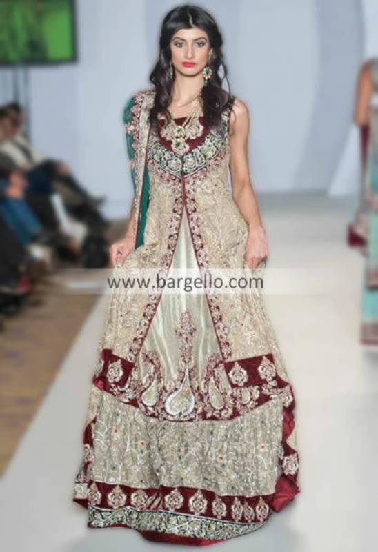 Zainab Chottani Latest Bridal Lehenga Choli Outfits For Women 2013 Columbus Ohio